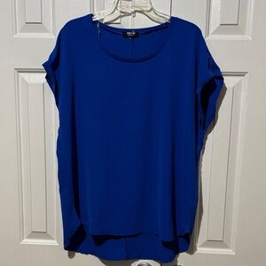 Jolie & Joy Royal Blue Women's Blouse Sz 2X